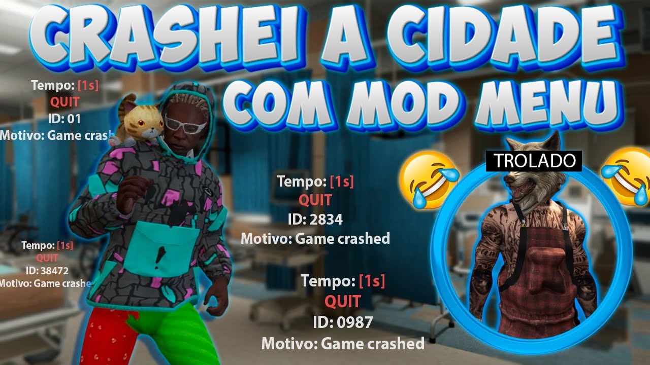 CRASHANDO TODO MUNDO COM A FUNÇÃO NOVA USANDO MOD MENU NO FIVEM 2025 GTA RP