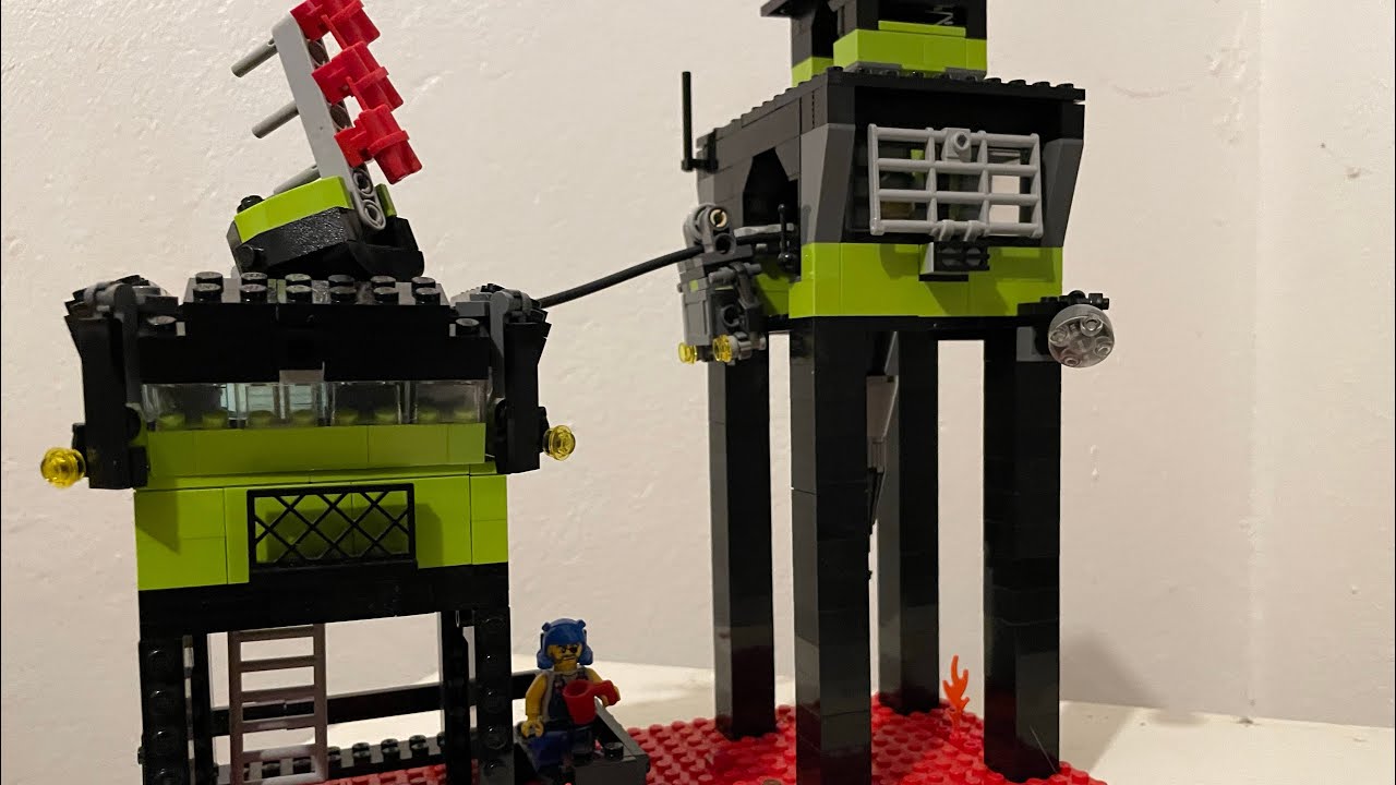 Lego Power Miners base {custom 8709} & collection [FR]