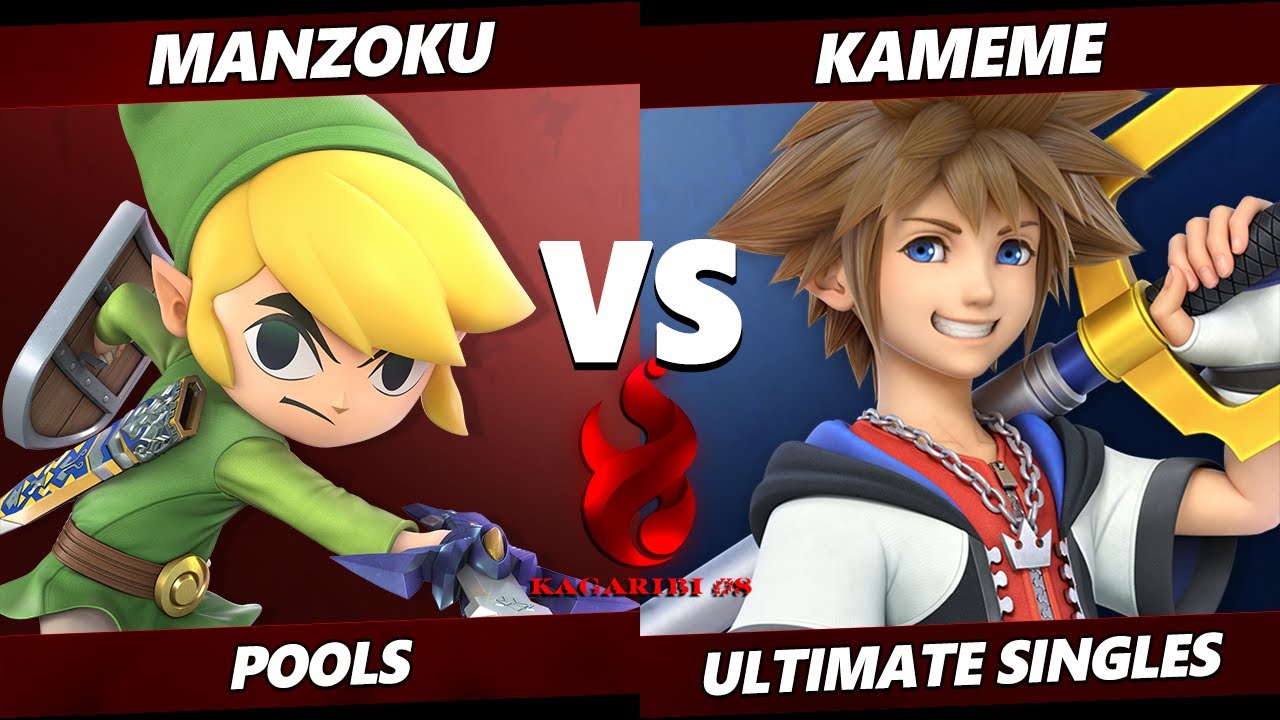 Kagaribi 8 - Manzoku (Toon Link) Vs. Kameme (Sora) SSBU Ultimate Tournament