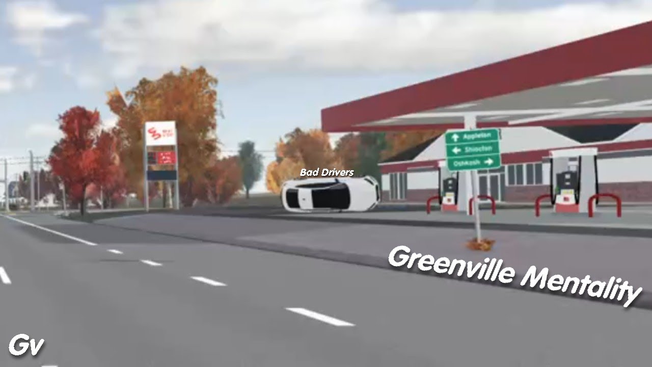 5 Minutes of Bad Drivers acting like a maniac in Greenville