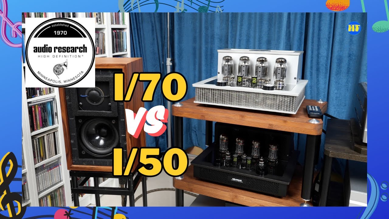 【#膽合併機】Audio Research i/70 Vs i/50，同門大比併 (cc Eng／繁／簡字幕)
