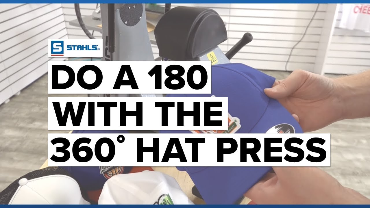Step by Step Heat Printing with the NEW Hotronix® 360 IQ™ Hat Heat Press