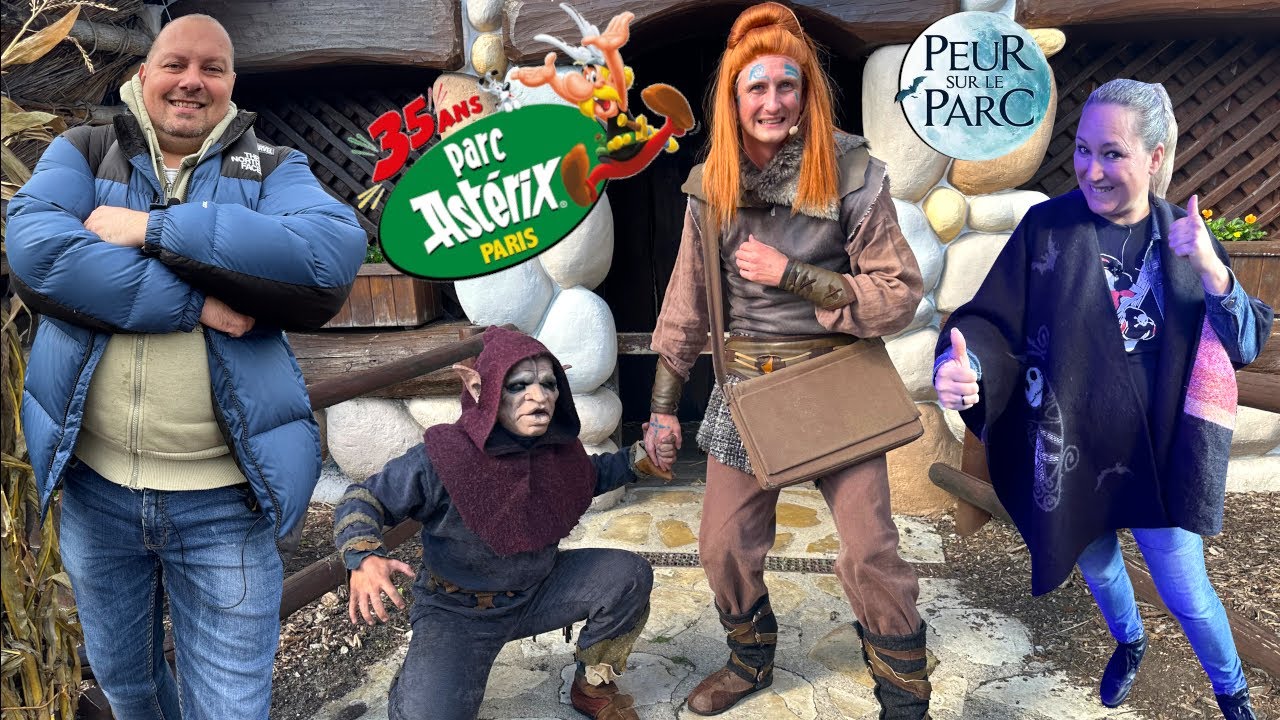 A LA RECHERCHE DU FARFADET AU VILLAGE GAULOIS HALLOWEEN 2024 PEUR SUR LE PARC ASTERIX