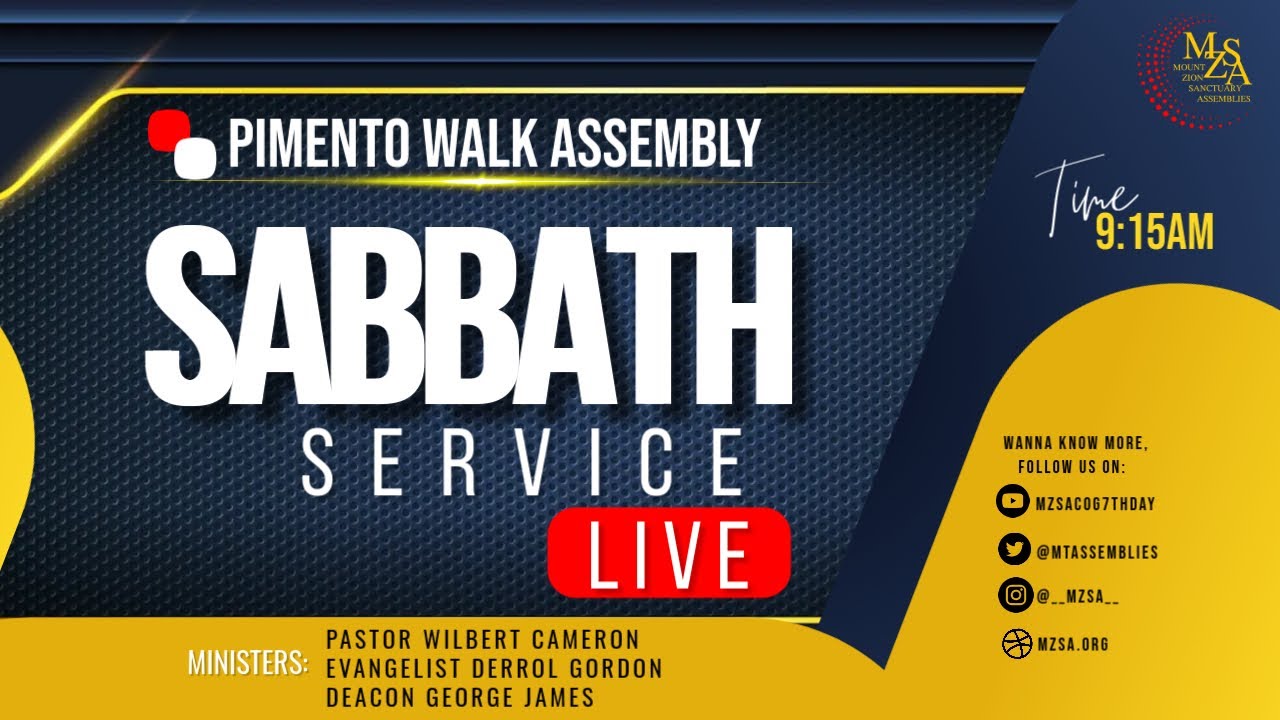 MZSA Pimento Walk Assembly Sabbath Service - 01/31/26