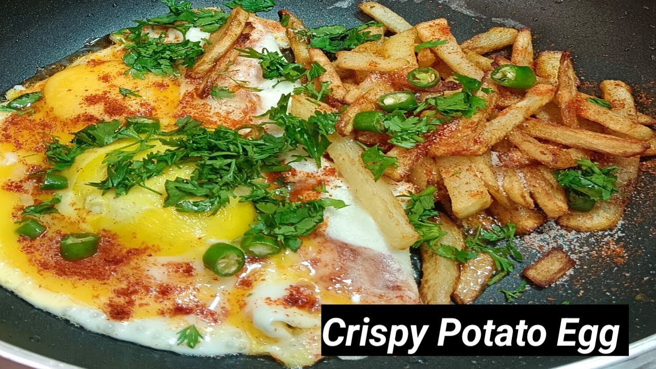 Crispy Potato Egg Fry 🥔🍳 | Spicy & Tasty Recipe #PotatoEggFry #EasyRecipe @tintsandtastes