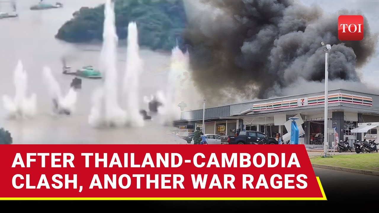 Fighting Spreads Amid Thailand-Cambodia War; Myanmar Military Ships Attacked As Rebels Advance