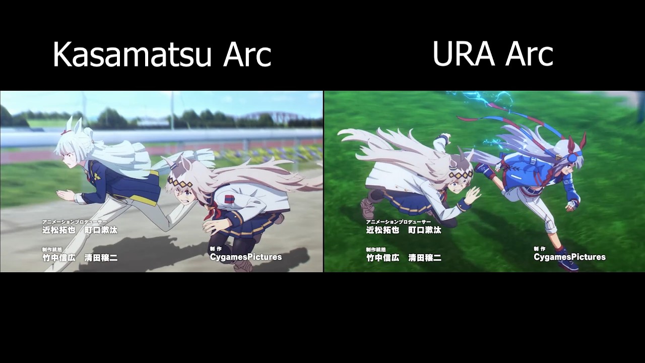 Uma Musume Cinderella Gray Opening Comparison
