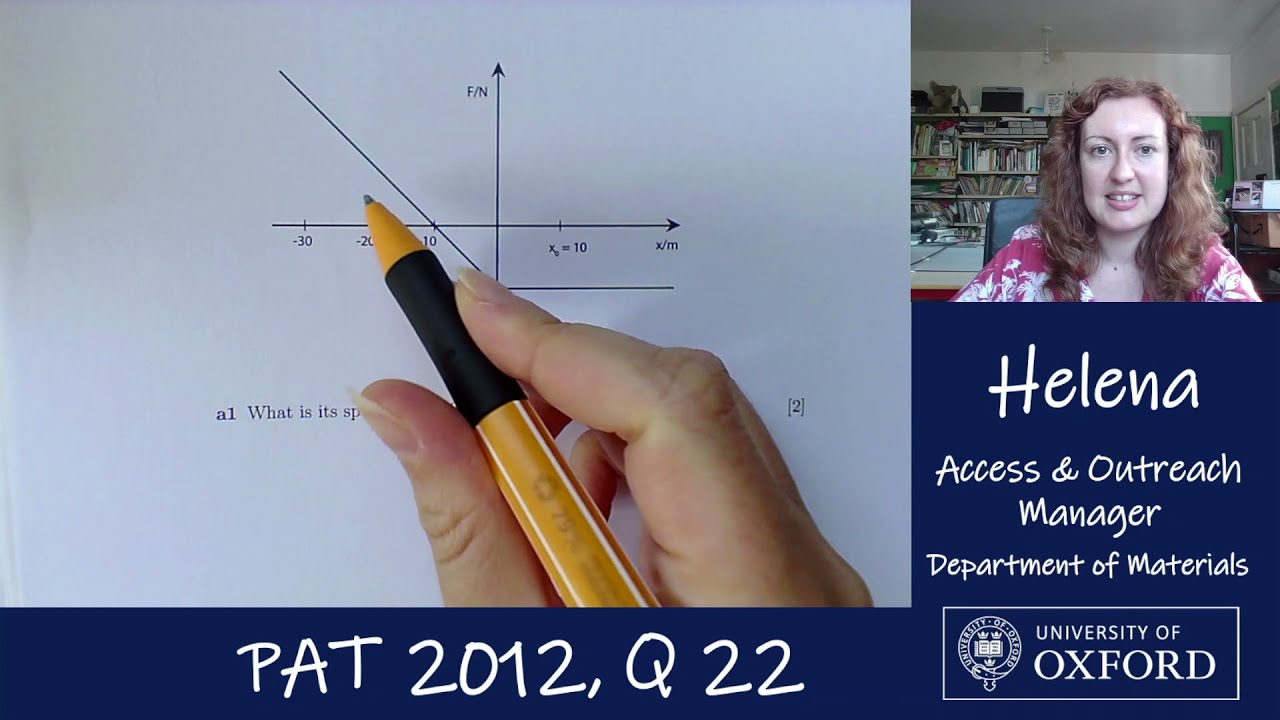 PAT Problems - 2012 Q22 - with Helena & Kathryn