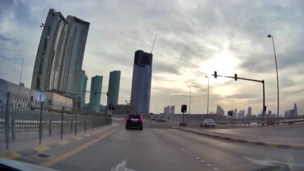 Drive to Bahrain Bay (my favorite place in Manama!), Dec 2025