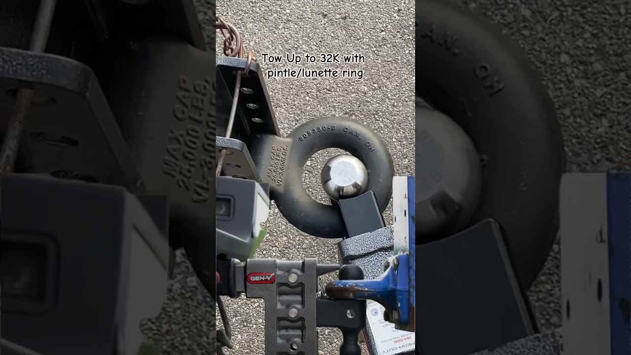 Pintle towing #genyhitch #towing #truck #towingequipment