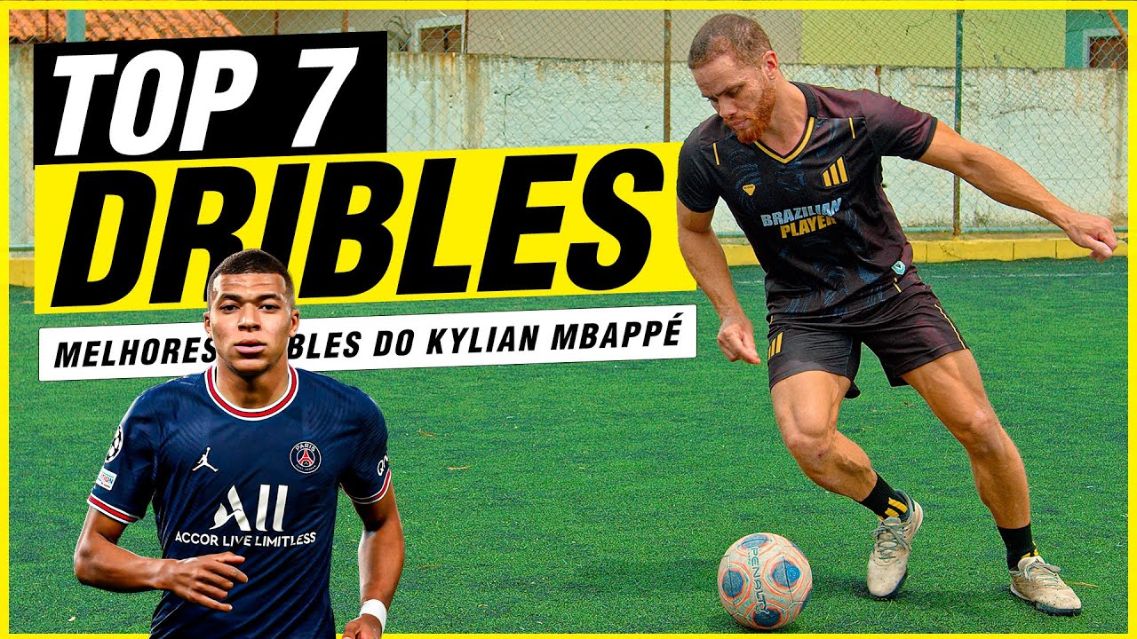 Top 7 Melhores Dribles do Kylian Mbappé | Tutorial de Drible