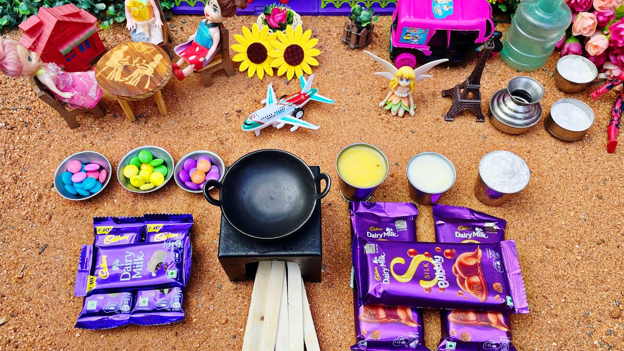 Miniature DairyMilk Silk Bubbly Chocolate Cake | DairyMilk Bubbly Chocolate Cake|Dairymilk Chocolate