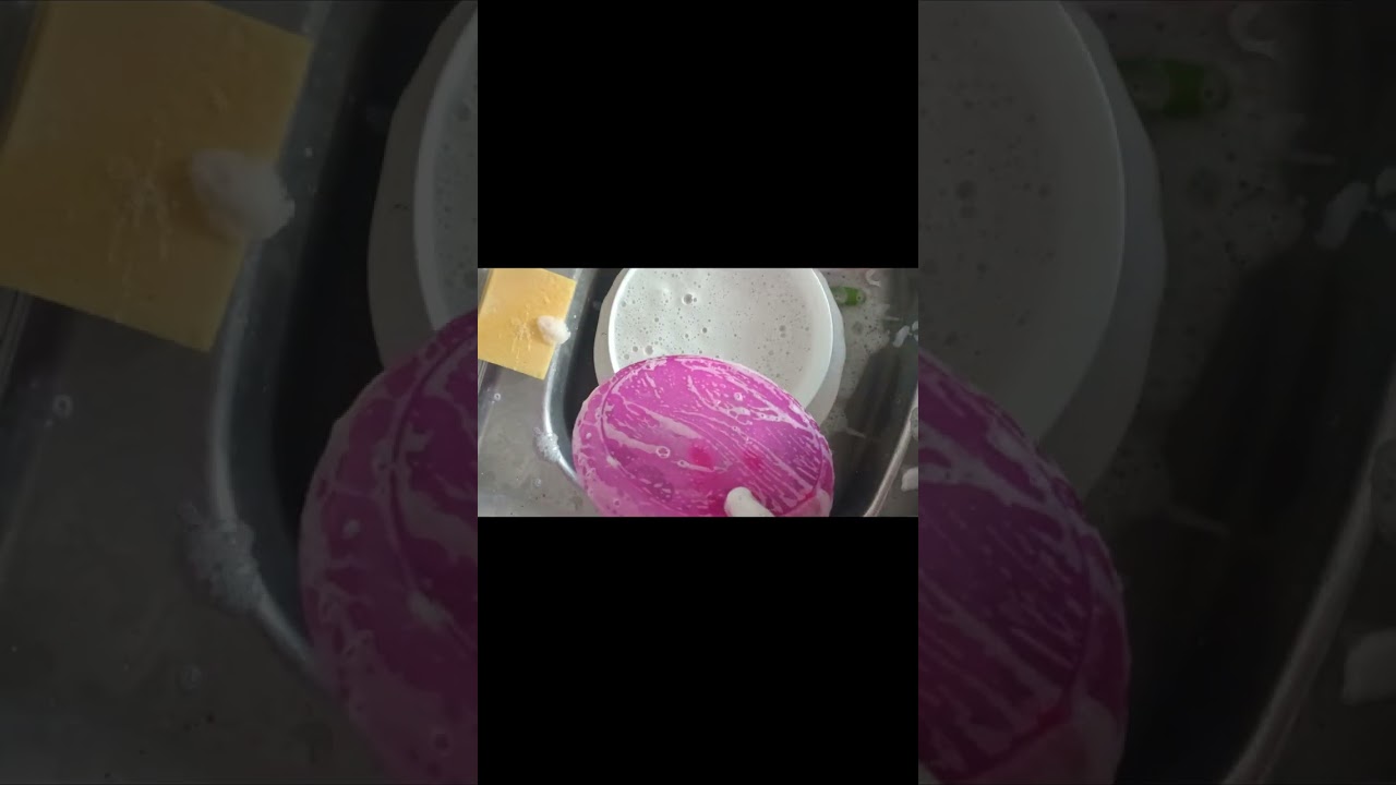 ASMR sleep video. Washing Dishes – Relaxing Water & Scrubbing Sounds. Number 51.#asmr #asmrvideo 