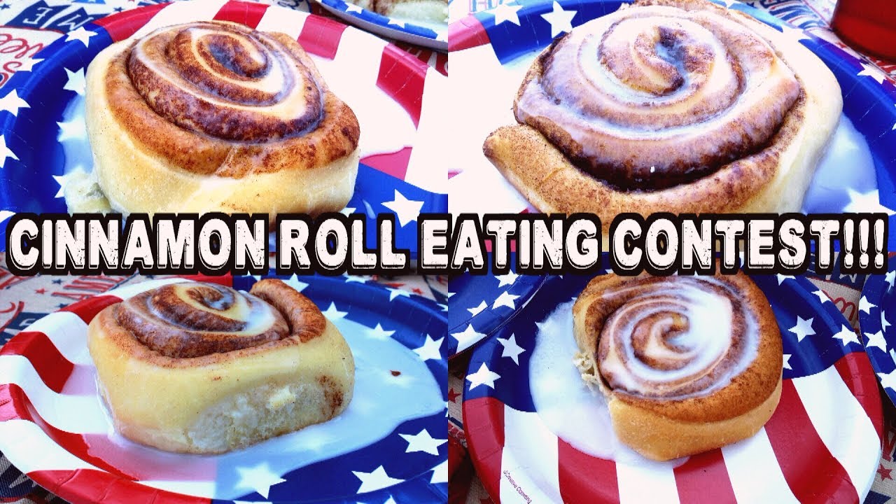 Giant Cinnamon Roll Eating Contest at Paul's Pantry on July 4, 2018 #Carbs | Freak Eating