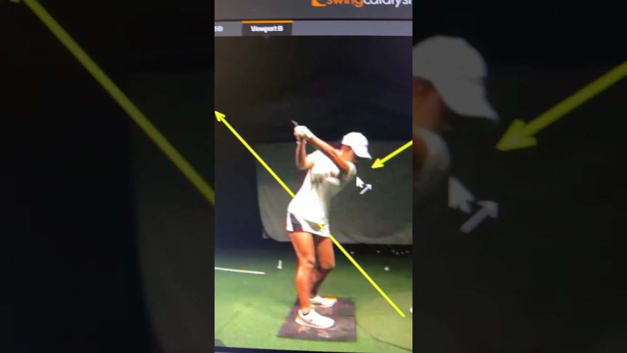Golf lesson- improving attack angle with shoulder tilts