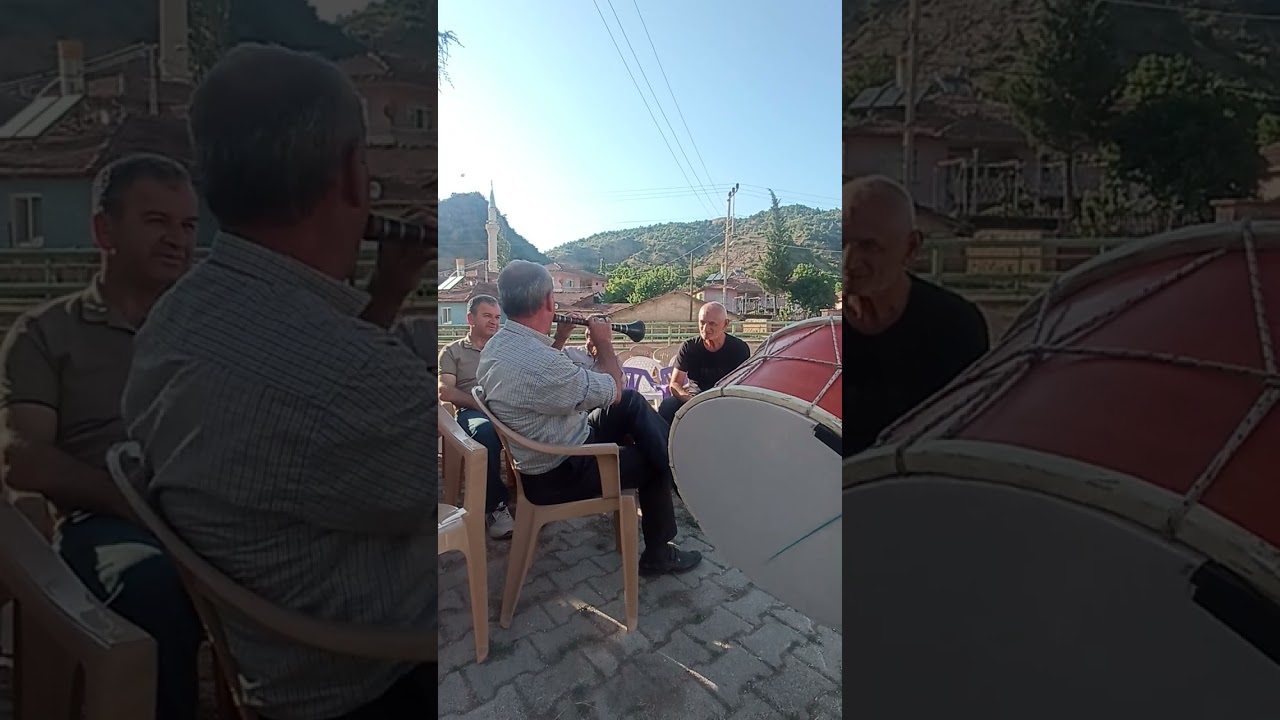 Amasya davul zurna Değirmendere köyü davulcu Ahmet zurnacı Recep