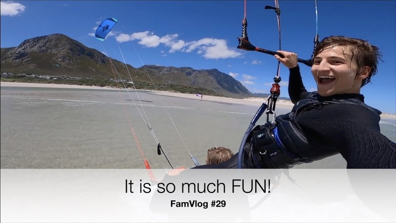 Pro Kitesurfers + Small Lagoon = CHAOS! FamVlog 2.0 #29