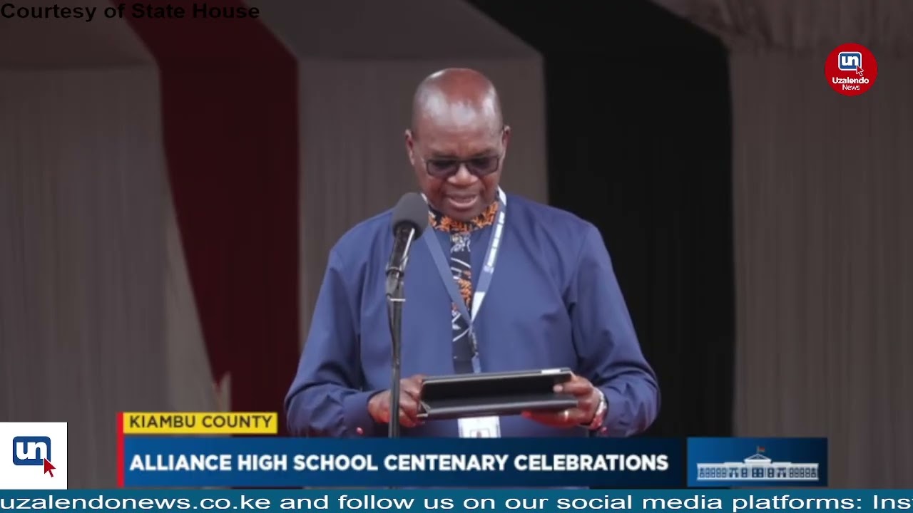 Alliance High School BOM Chairperson Speech During Alliance Centenary Celebration