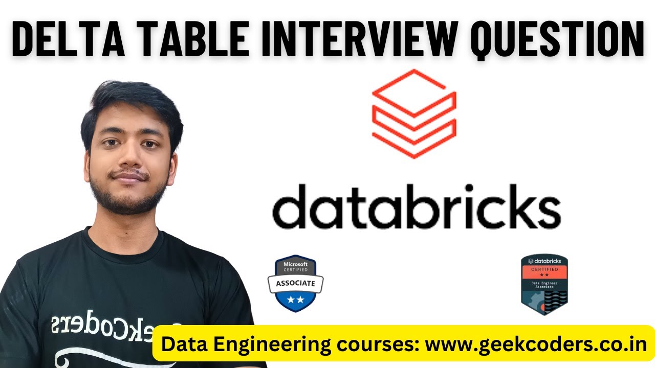 Delta Tables - Databricks Interview Question
