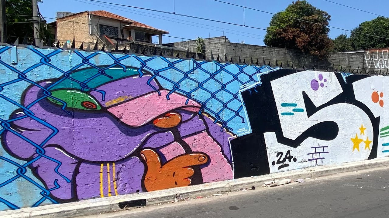 GRAFFITI - Personagem e letra gigante - Stilo BRasil! Feat. Grove