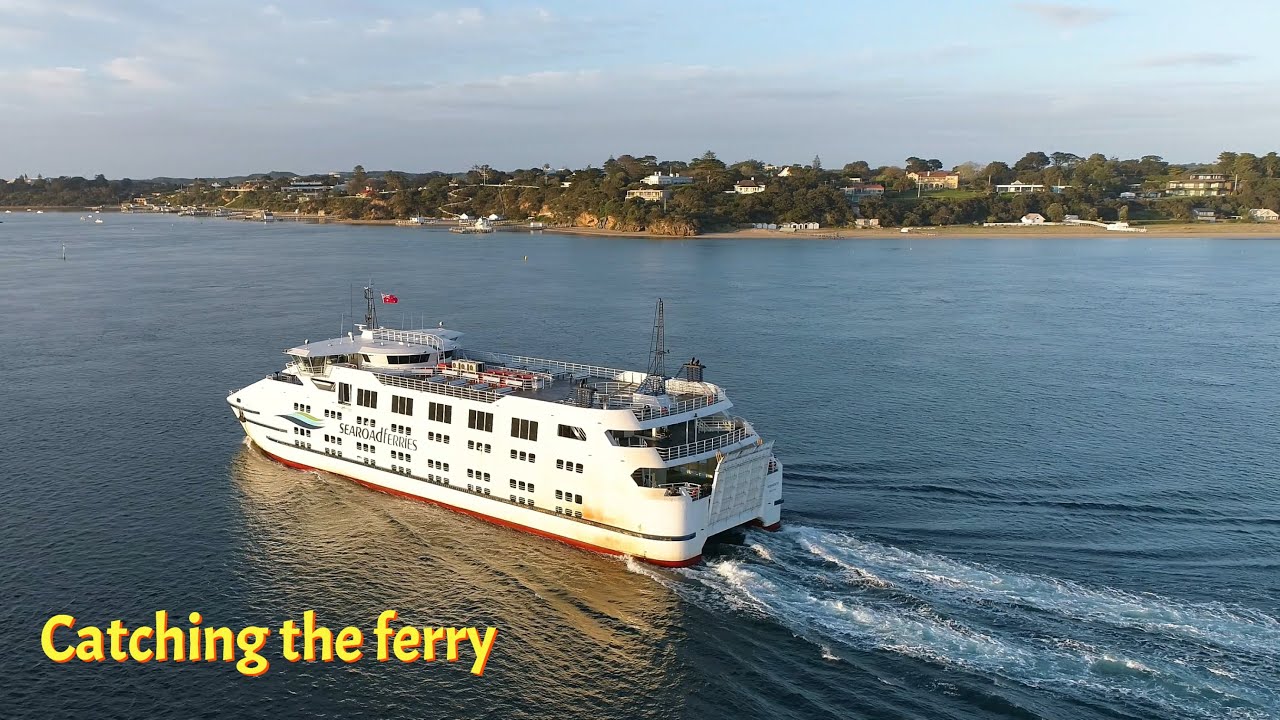 Catching the ferry (drone)