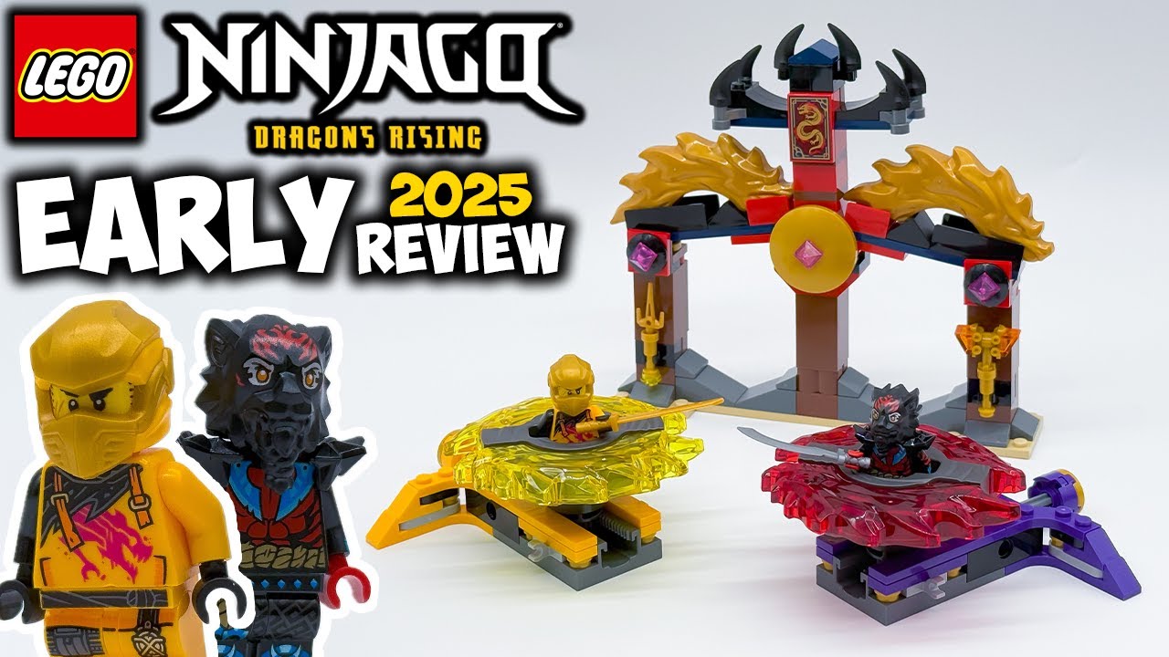 Dragon Spinjitzu Battle Pack EARLY 2025 Review! Ninjago Dragons Rising Set 71826