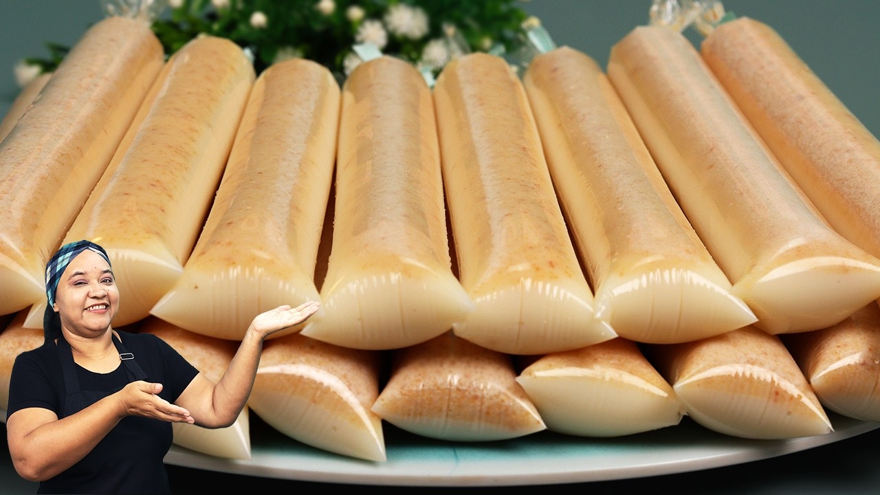 Geladinho CREMOSO De Amendoim  SUPER GOSTOSO Sem Leite Condensado Receita de Verão!