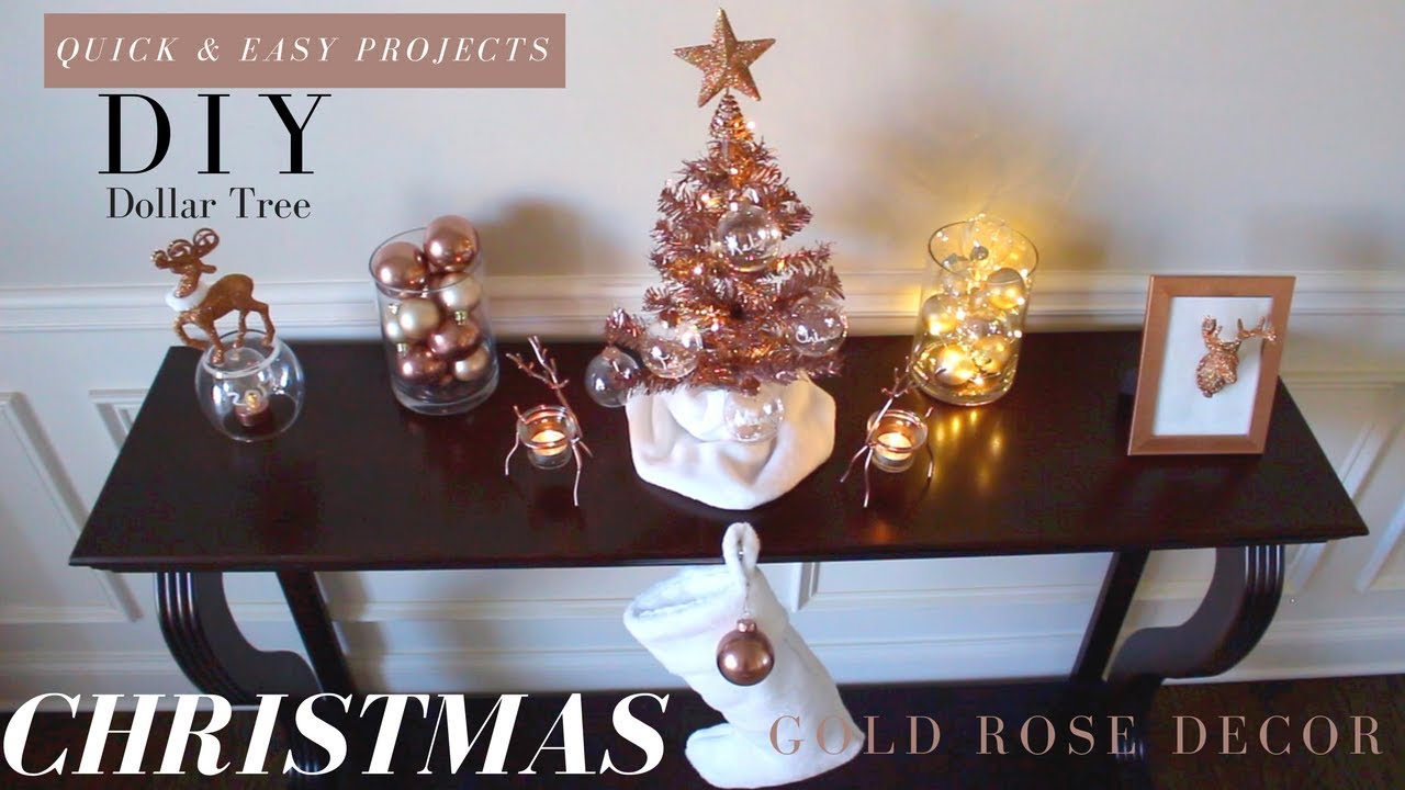 DIY PLAID CHRISTMAS DECORATIONS | DOLLAR TREE CHRISTMAS DECORATIONS