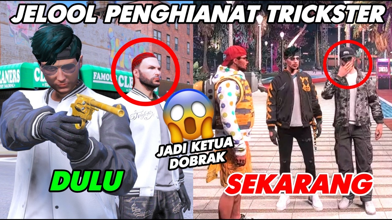 JELOOL JUNIOR SUDAH MENJADI KETUA DOBRAK !! ISCO & TRICKSTER KAGET BANGET !! - GTA 5 ROLEPLAY