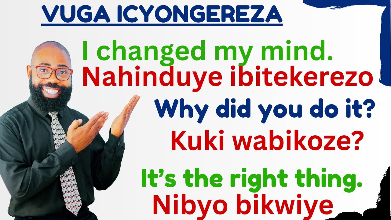 VUGA ICYONGEREZA NEZA, Mastering English Phrases To Speak FLUENTLY In Any Situation