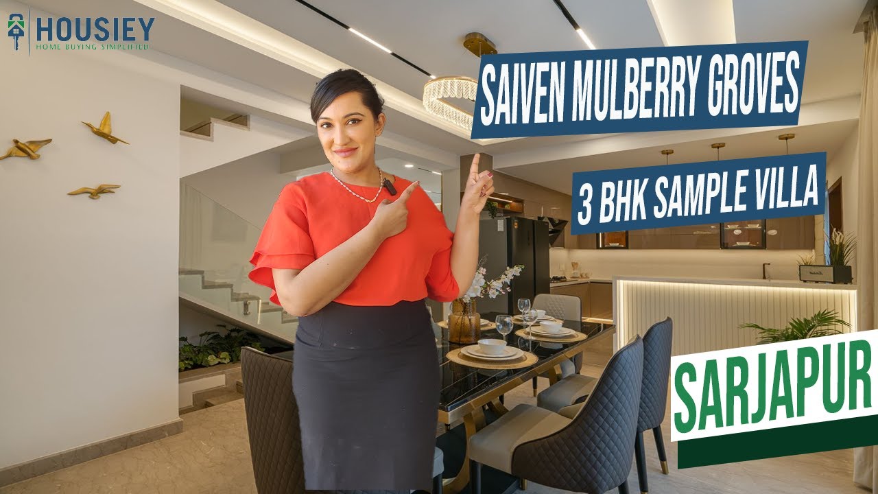 Saiven Mulberry Groves Bangalore | 3 BHK Sample Villa Tour | Saiven Developers Sarjapur Projects