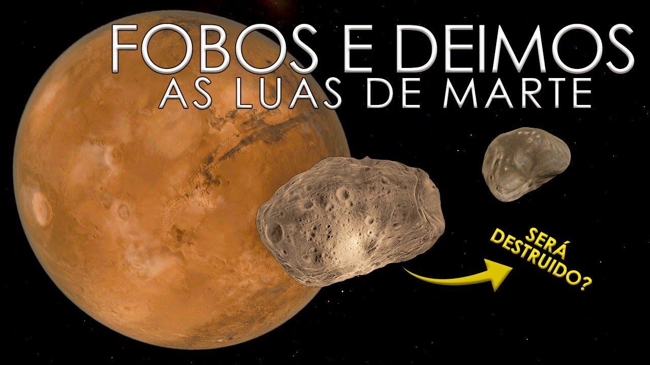 Fobos e Deimos, as pequenas luas de Marte que est&atilde;o com os dias contados