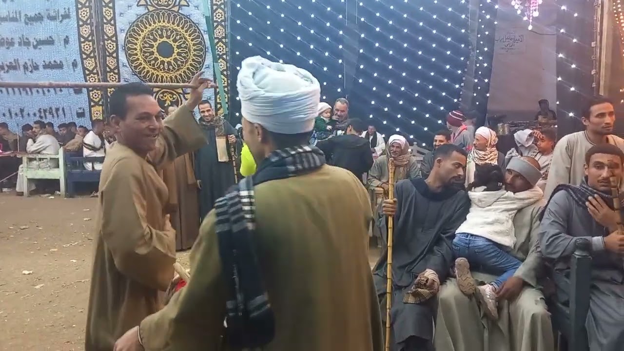 اديني صابر علي بلاويه وانبساط علي الاخرمن افراح مركز البلينا بني منصور ال العوايضه مع الريس عبدالعال