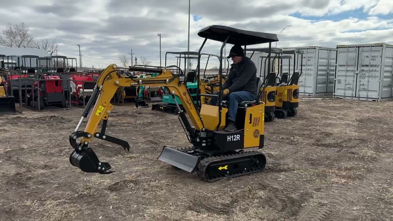 Lot 47-Unused 2026 CFG Industrial H12R Hydraulic Mini Excavator Selling at Auction