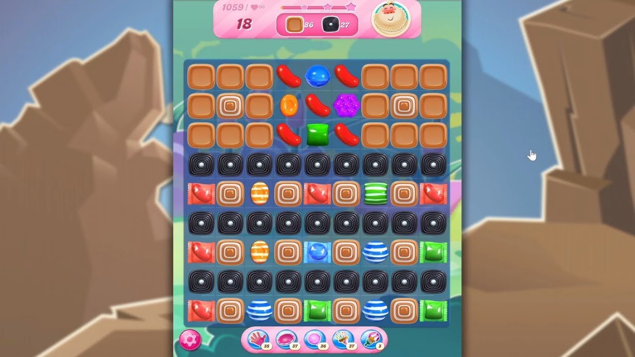Candy Crush Saga LEVEL 1059 NO BOOSTERS (new version)🐟☑️