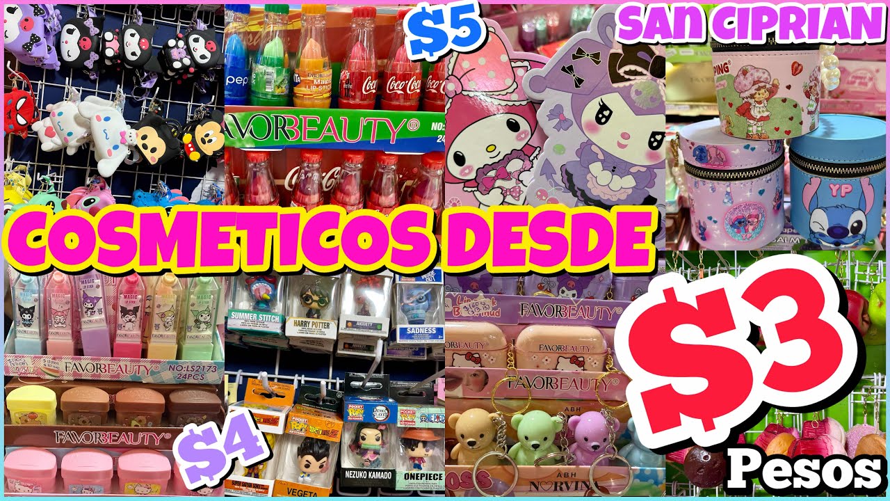 🦋COSM&Eacute;TICOS BARATOS en SAN CIPRIAN &iexcl;DESDE $3 PESOS!🤑/ LLAVEROS KAWAII, COSM&Eacute;TICOS, FUNKOS / &ldquo;VHALAR&rdquo;