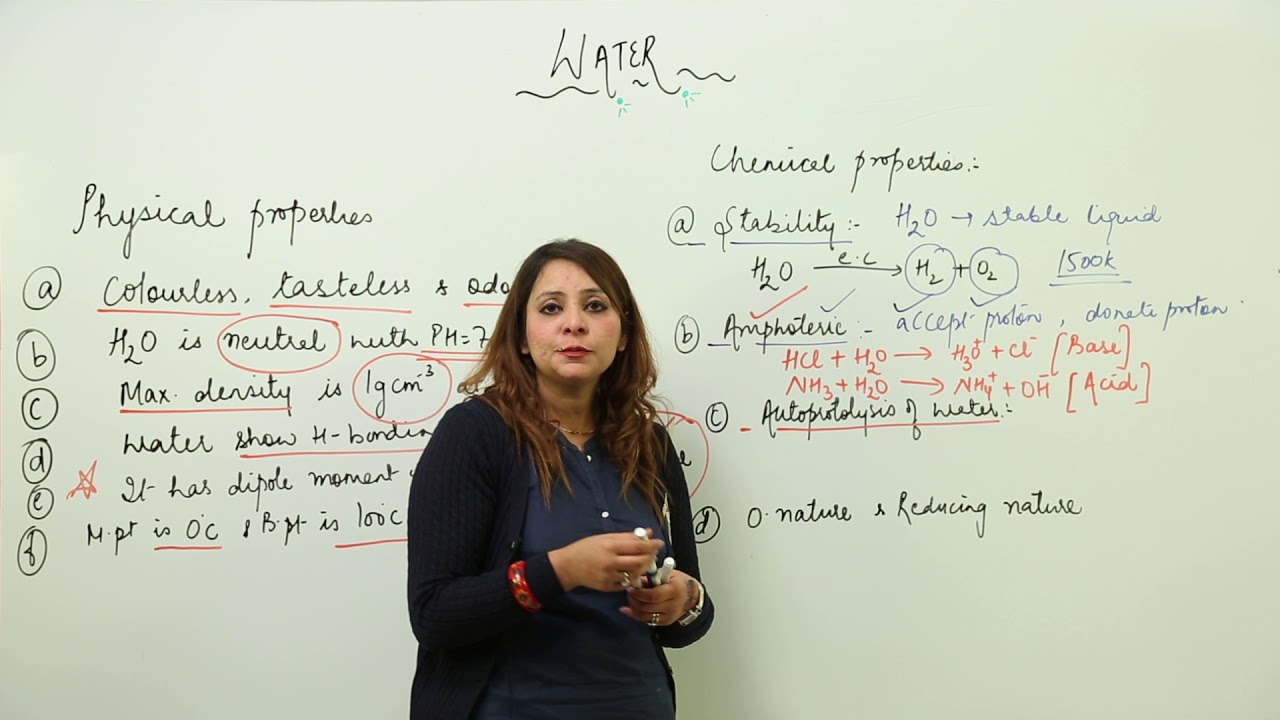 Hydrogen - 2 PHYSICAL AND CHEMICAL PROPERTIES OF WATER