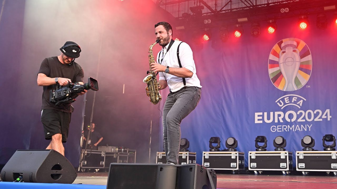 SAXOBEATZ bei der EURO 2024 EM in der Fanzone München - Full Concert | DJ & Live Saxophone