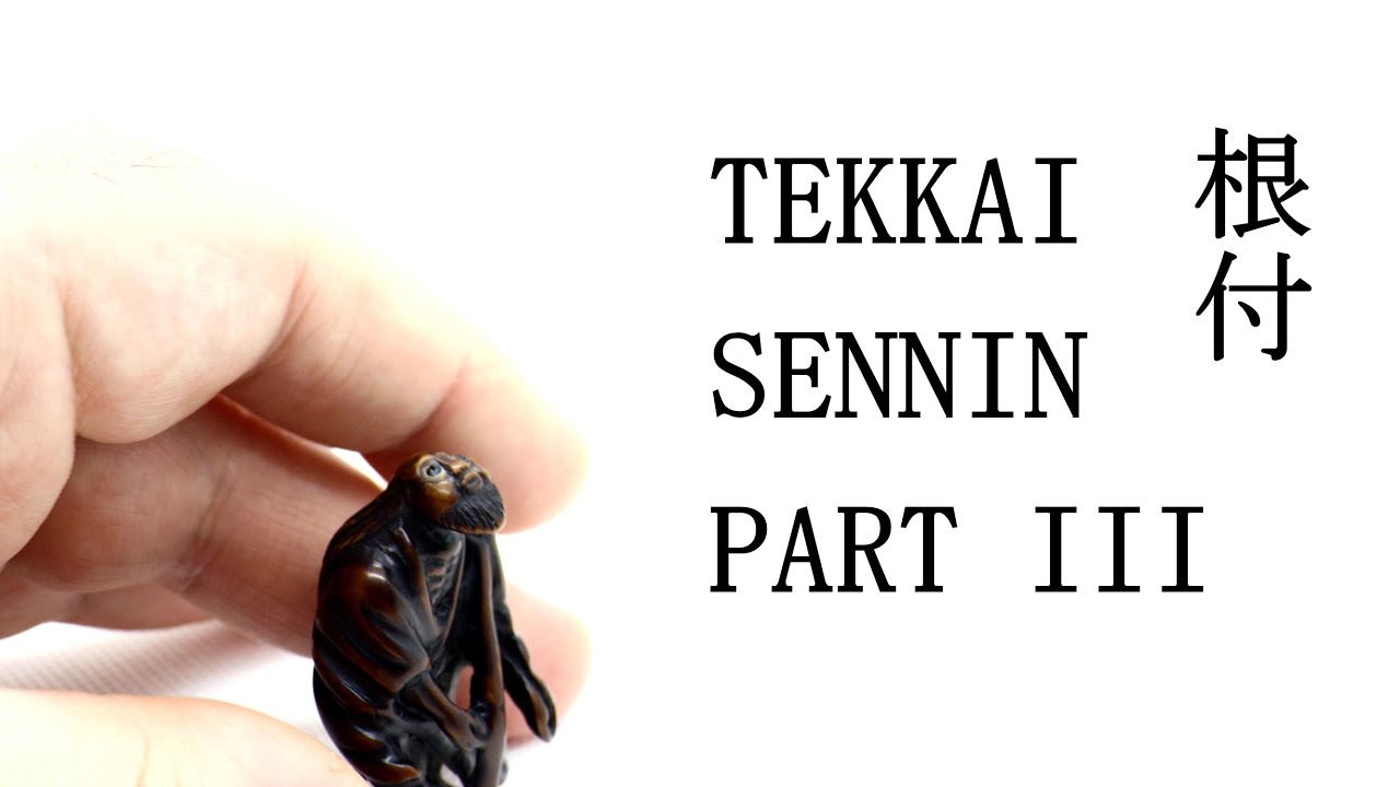 Netsuke Carving  - Tekkai Sennin Completed