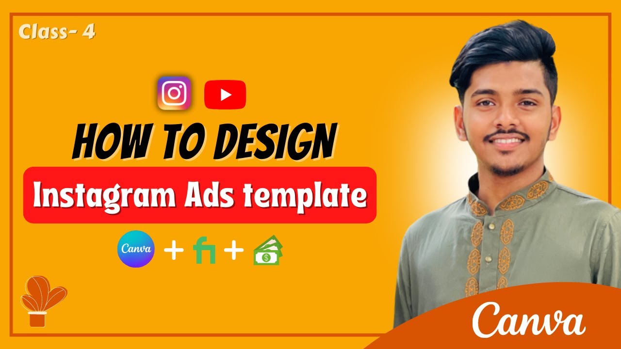How to Use Canva design in Bangla Tutorial 2021- Instagram Ads Poster- canva tutorial for beginners