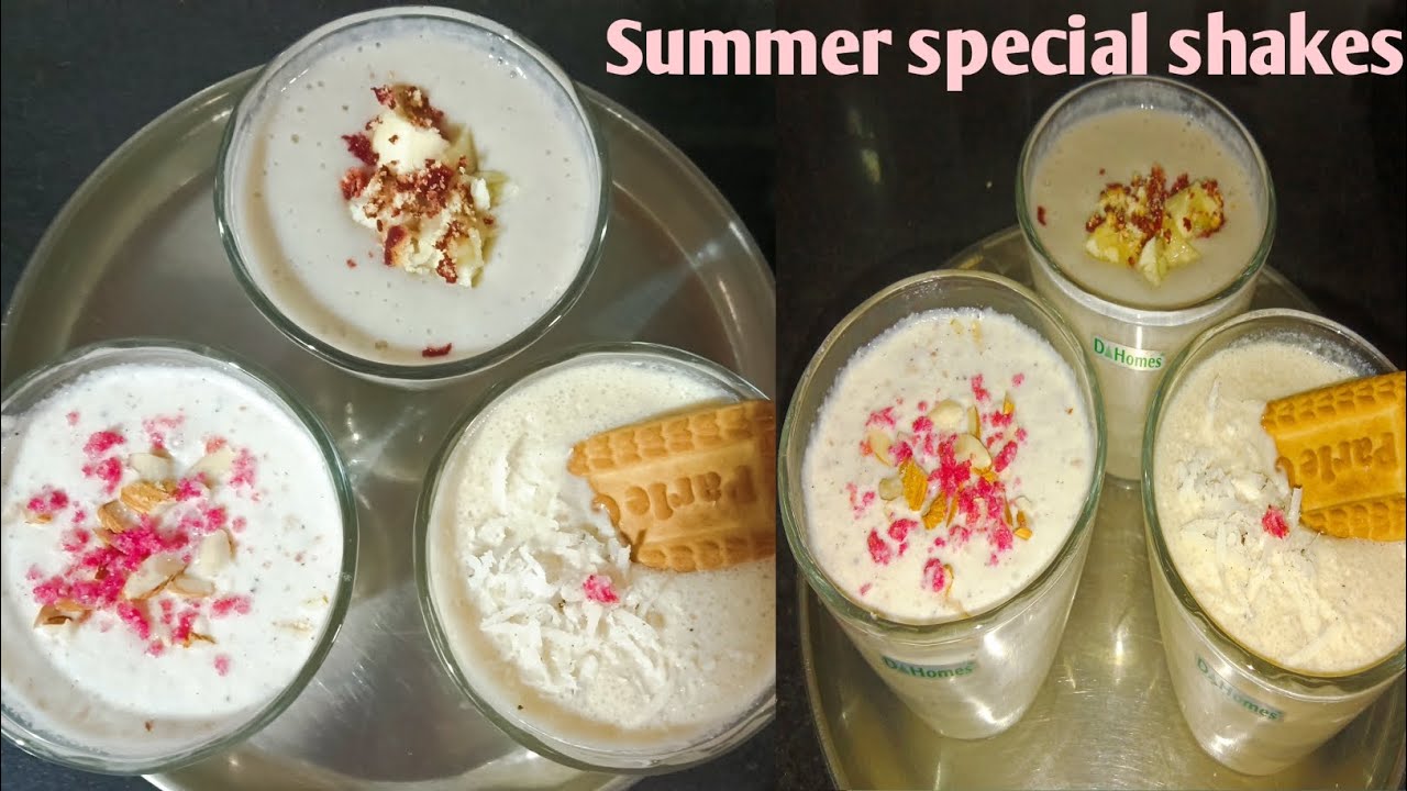 Summer special shakes 😉😄 just in 2 minutes