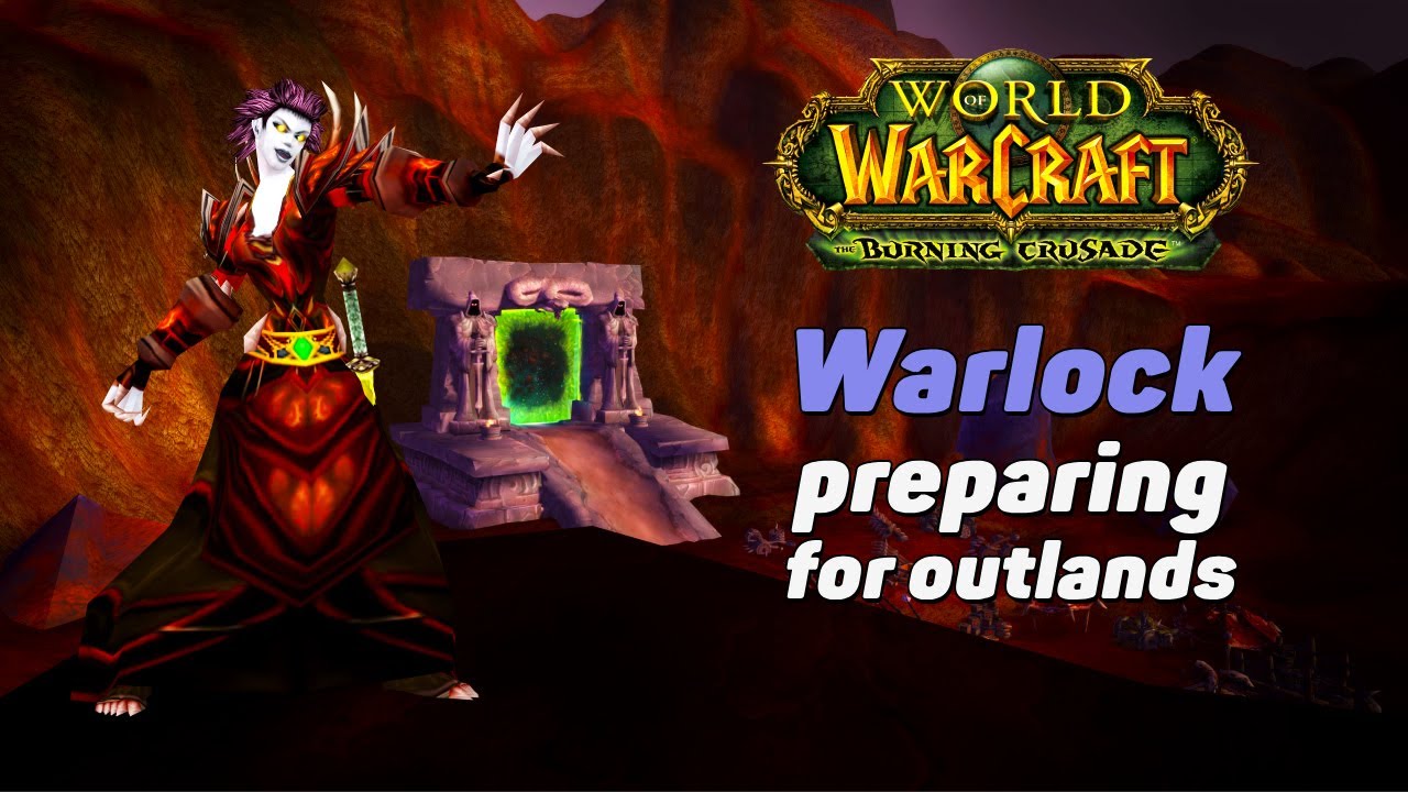 WoW Classic TBC 🐲 Warlock preparing 🔥 #wowclassic