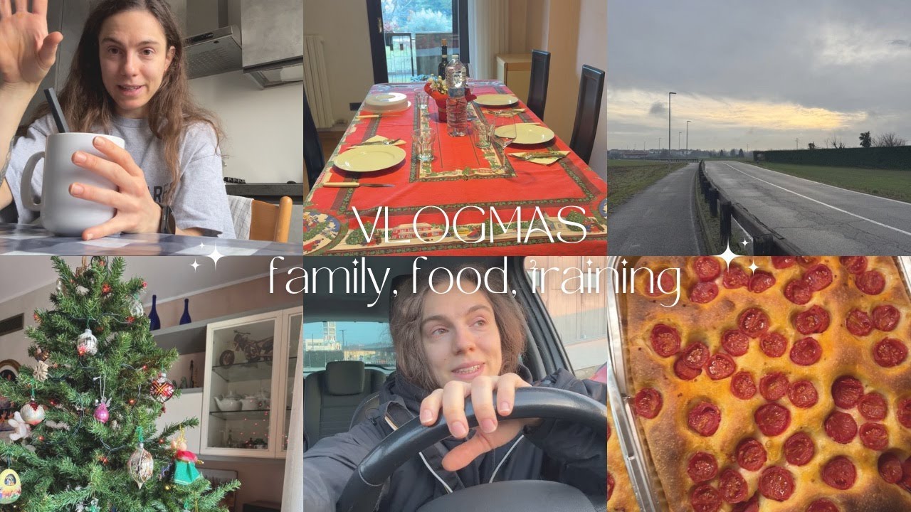 VLOGMAS | come ho passato le feste serenamente tra impasti, famiglia e allenamenti