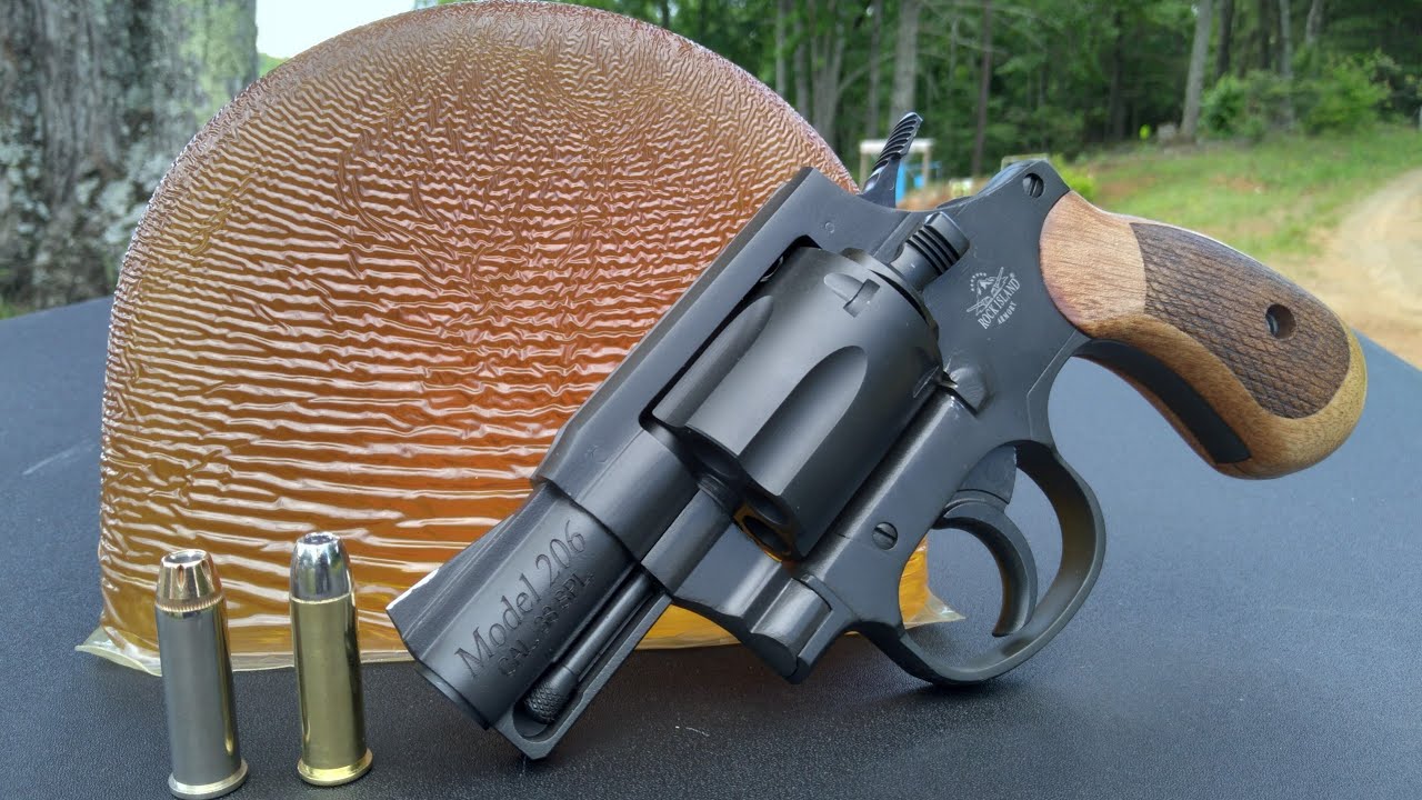 Rock Island Armory M206 .38 Special Gel Test. Winchester Silvertip vs. Federal Punch!