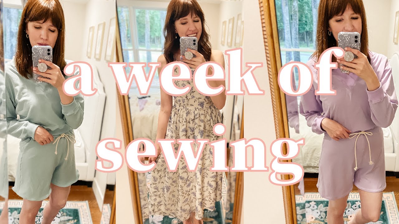 A Crafty Week in My Life: Fabric Shopping & Sewing YouTuber Patterns!