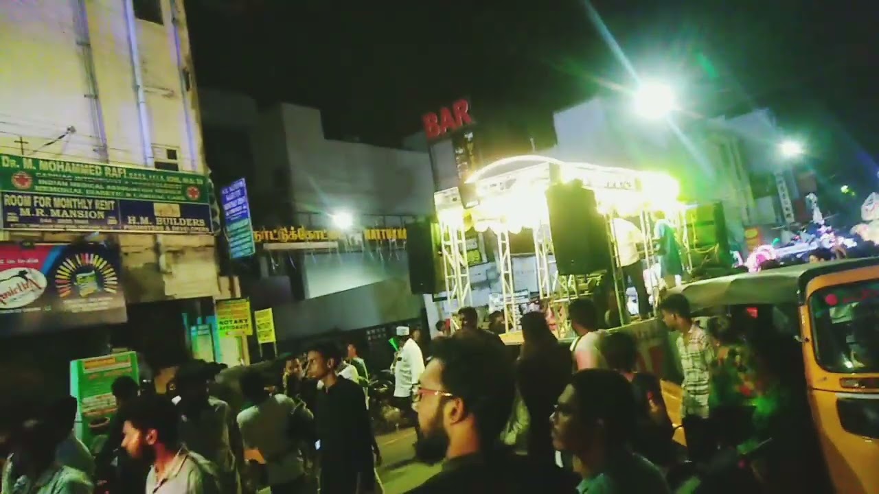 muharam 8th khan night panja in triplican rd and khaleel band