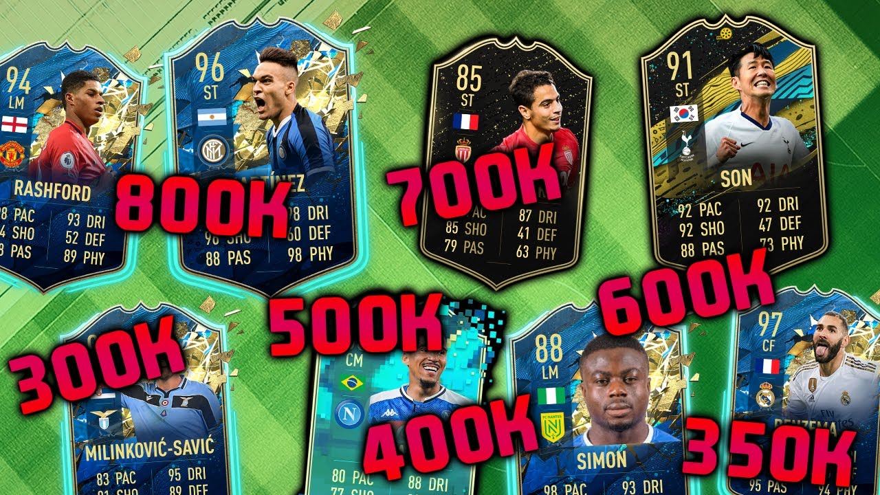FIFA 20 SQUAD BUILDER 300K 350K 400K 500K 600K 700K 800K HYBRID SQUAD BUILDER - FUT CHAMPIONS TEAM