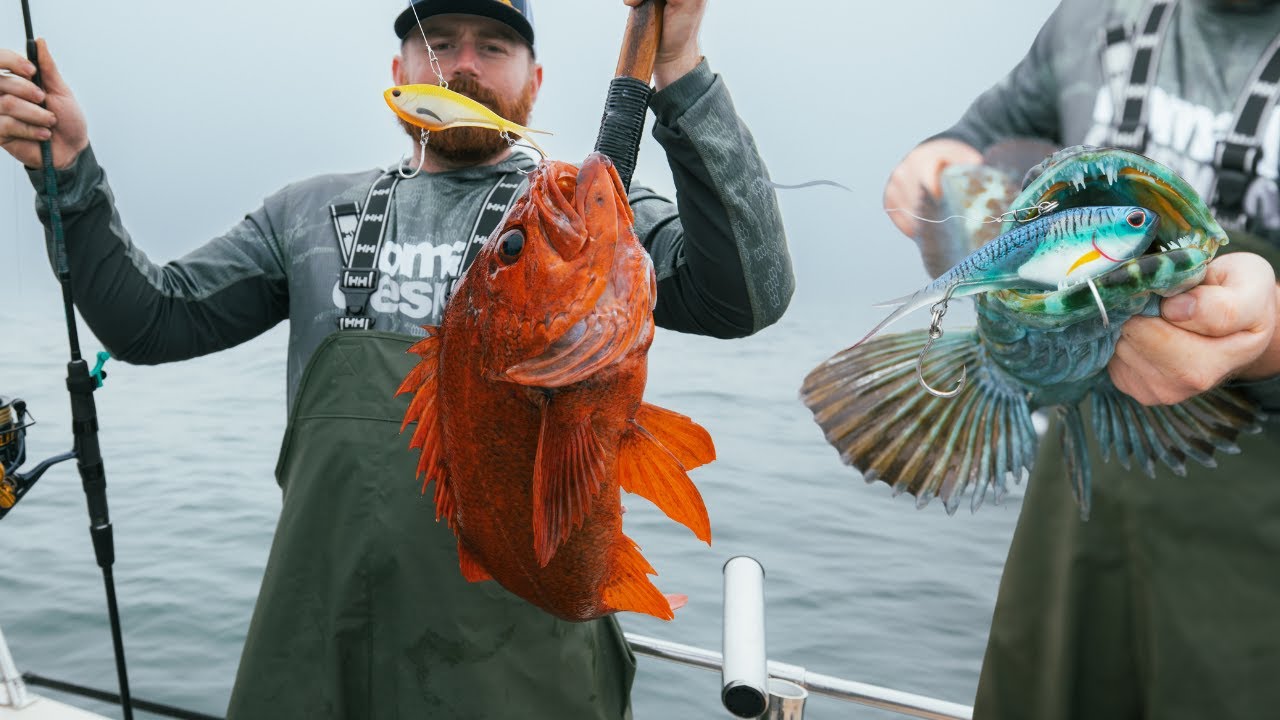 Awesome Day of Rockfishing! [LURES only!]