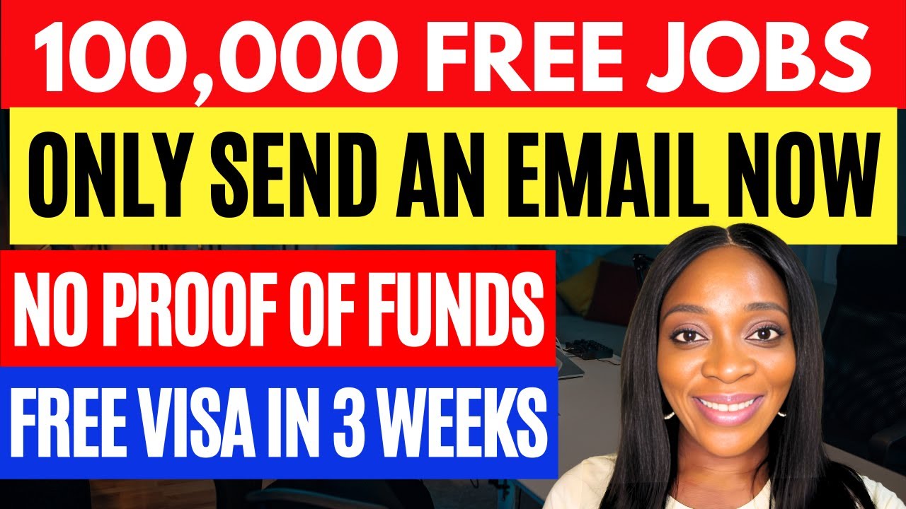 Free Work Visa WITHOUT IELTS | Move immediately with your family