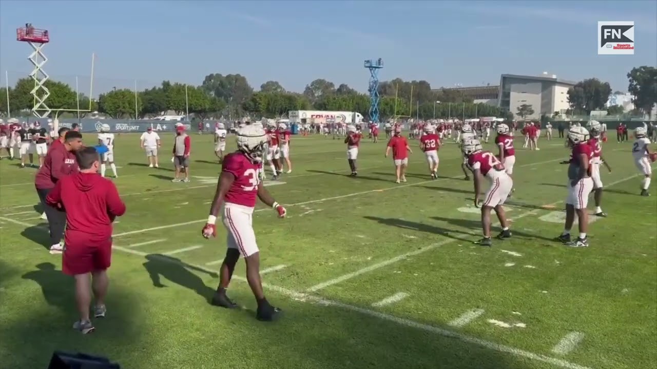 Alabama Football Rose Bowl Practice Footage, first look at Julian Sayin